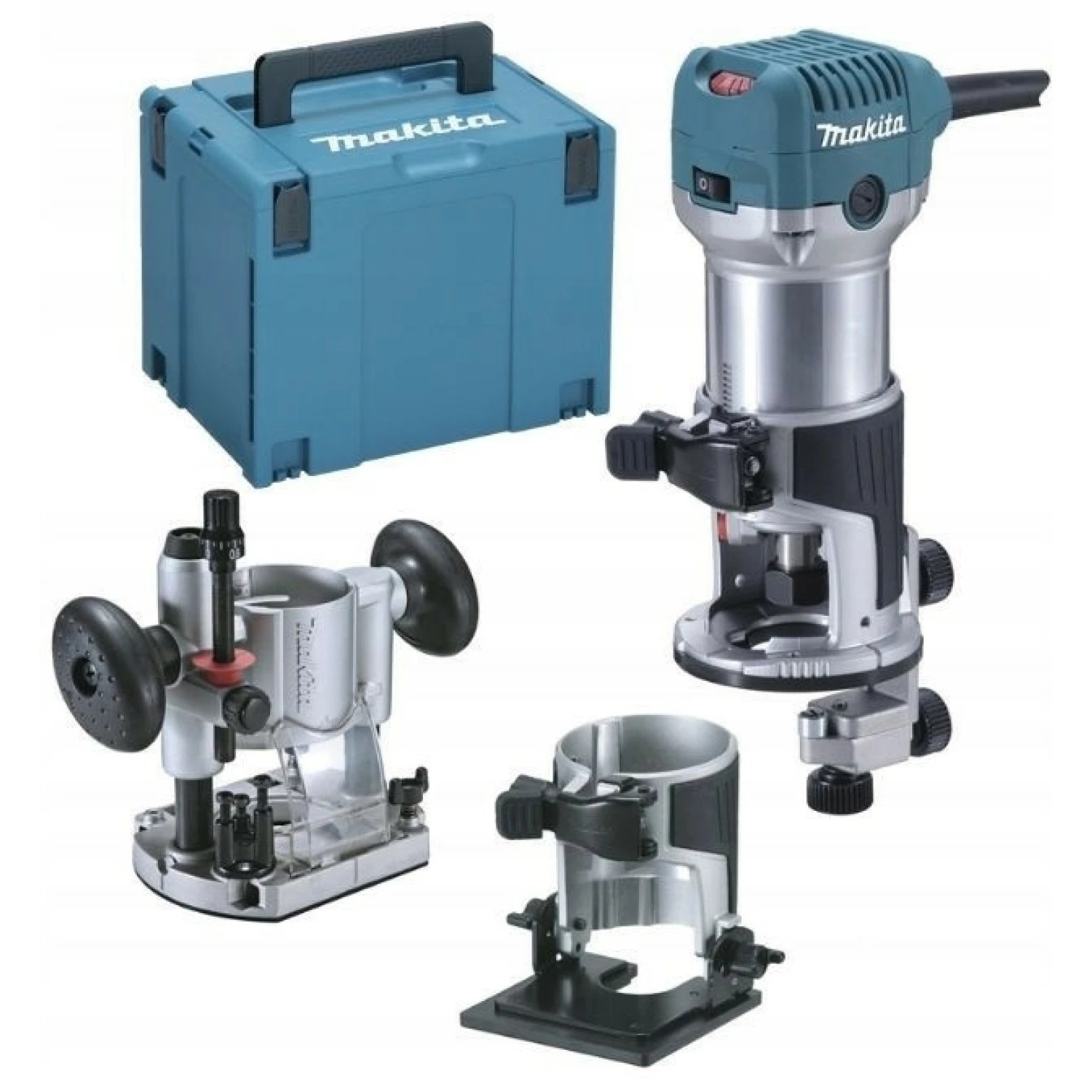 Makita RT0702CX2J bovenfrees, kantenfrees en trimmer in Mbox – 710 W