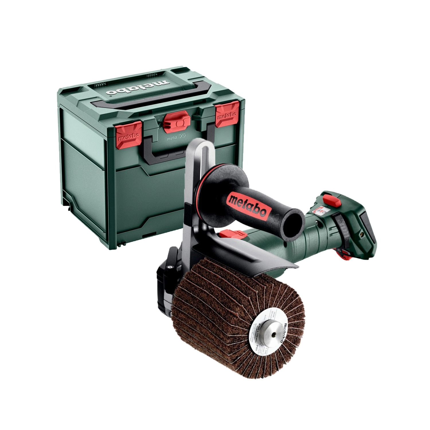 Metabo SVB 18 LTX BL 200 18V accu-satineermachine body in MetaBox