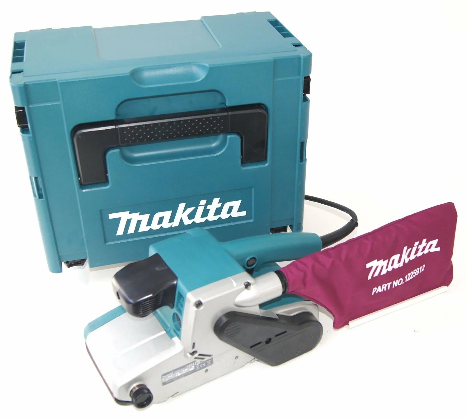 Makita 9404J bandschuurmachine in Mbox – 1010 W – 100 x 610 mm