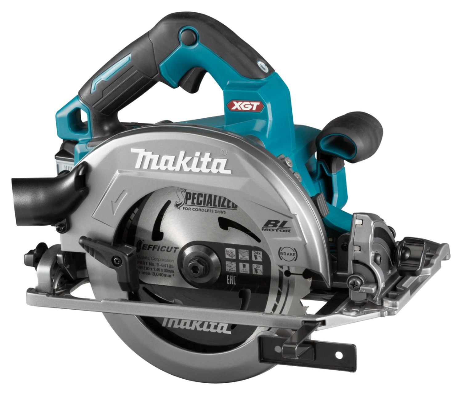 Makita HS004GZ01 XGT 40V Max accu-cirkelzaag body – 190 mm, koolborstelloos