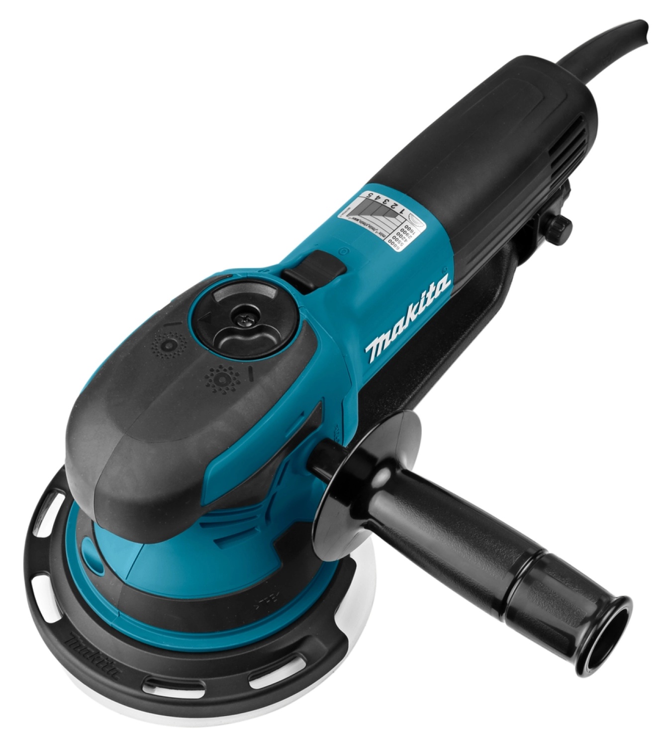 Makita BO6050J excentrische schuurmachine in Mbox – 750 W – 150 mm