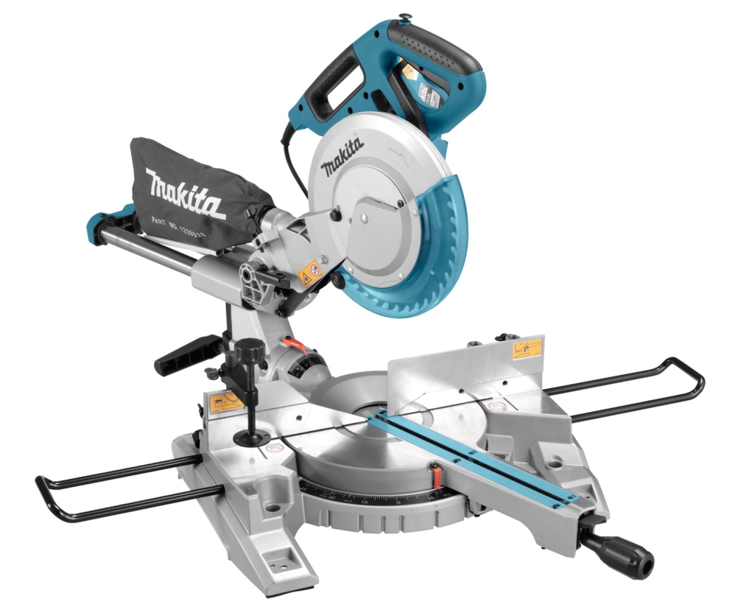 Makita LS1018LNX4 230V radiaal afkortzaag met onderstel DEBWST06
