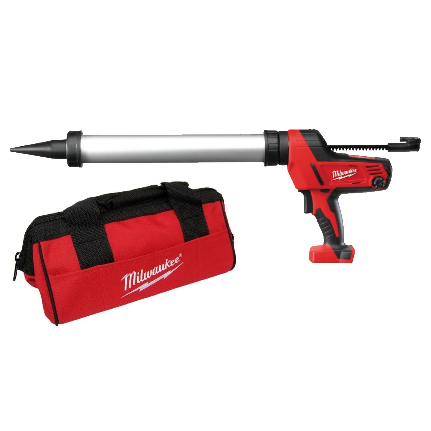Milwaukee C18 PCG/600A-0B 18V Li-Ion accu lijm- en kitspuit – body in tas