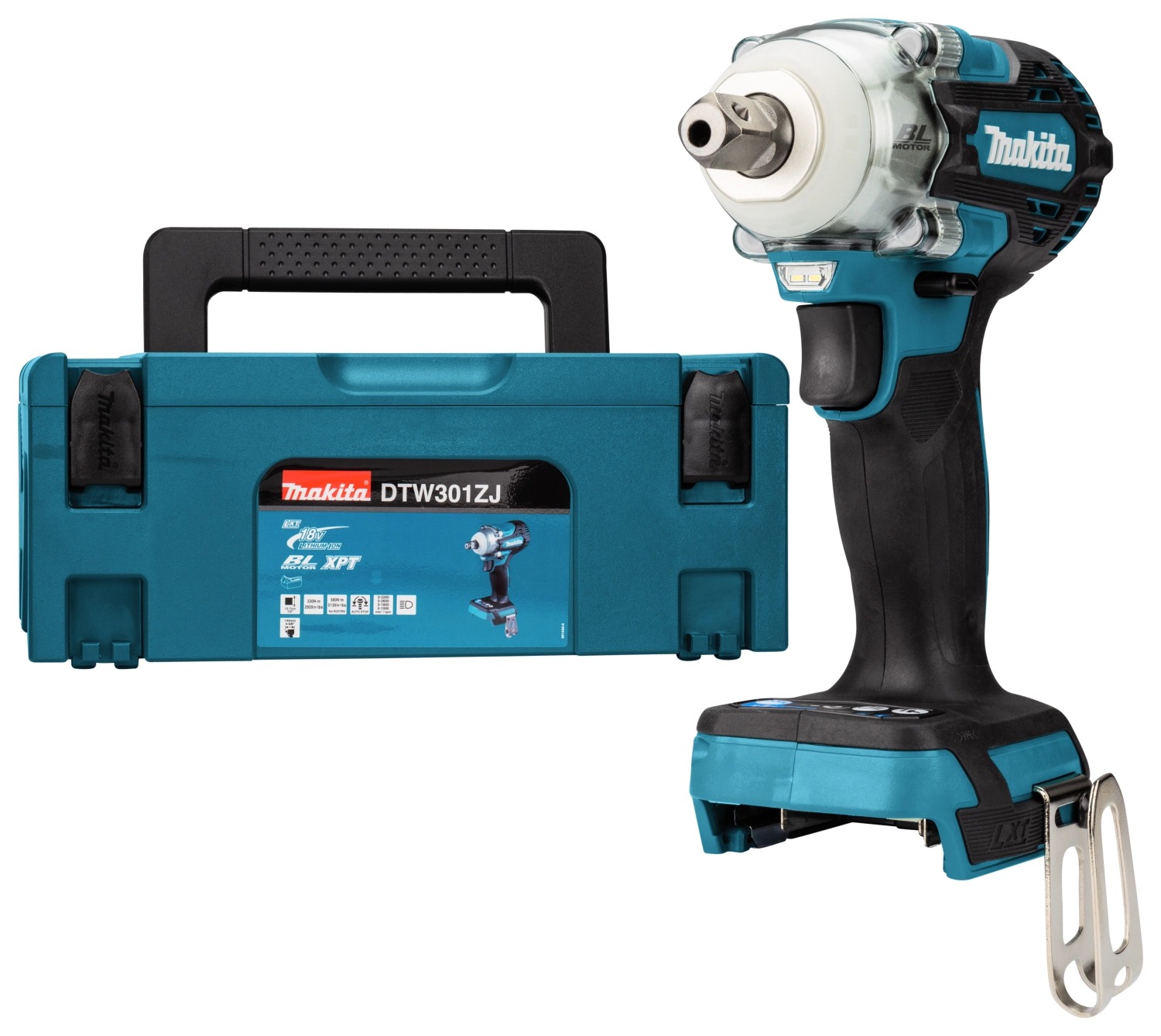 Makita DTW301ZJ 18V LXT accu-slagmoersleutel body in Mbox – 1/2"