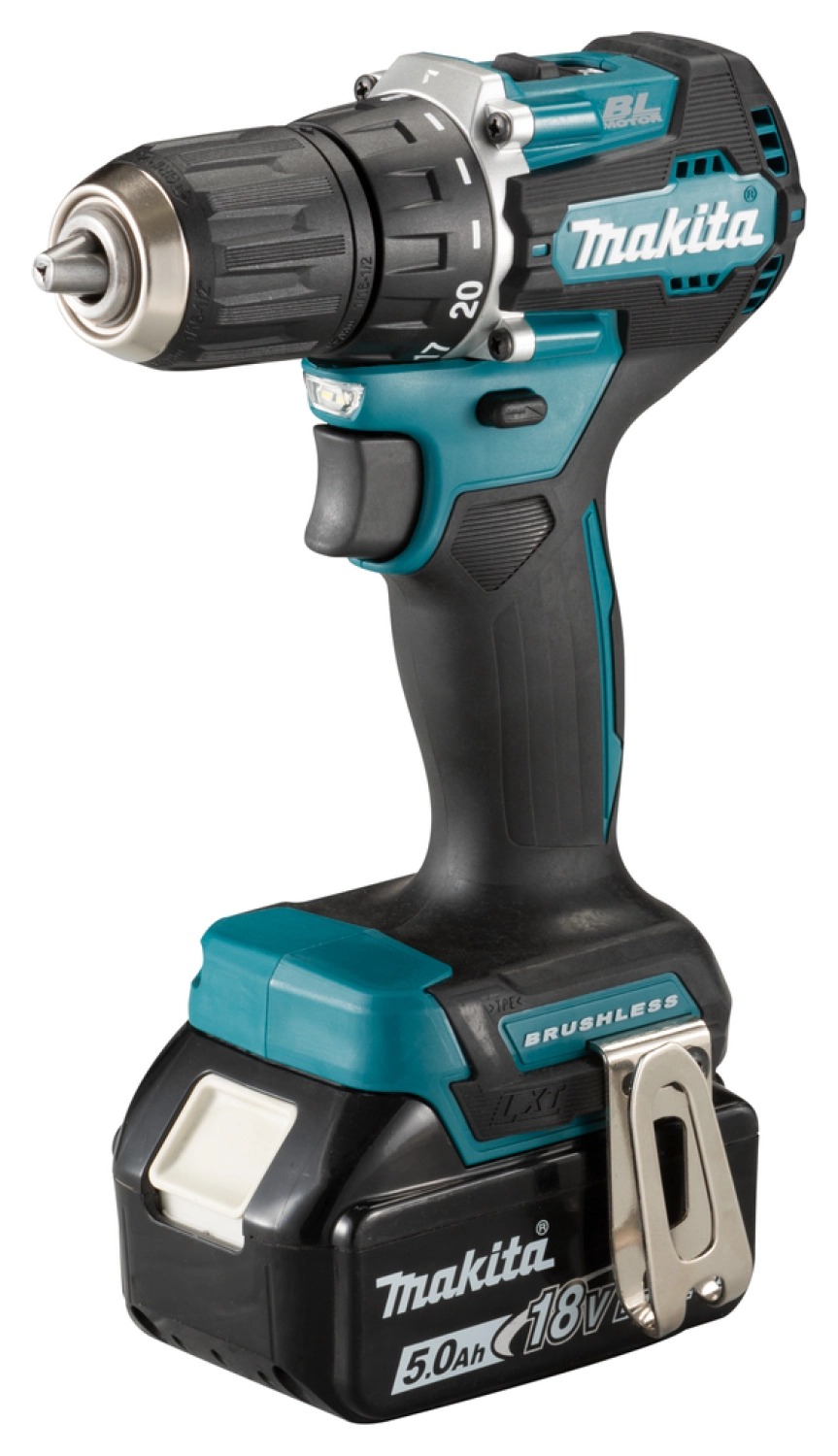 Makita DDF487RTJ 18V accu boor-/schroefmachine set met 2x 5,0Ah en Mbox