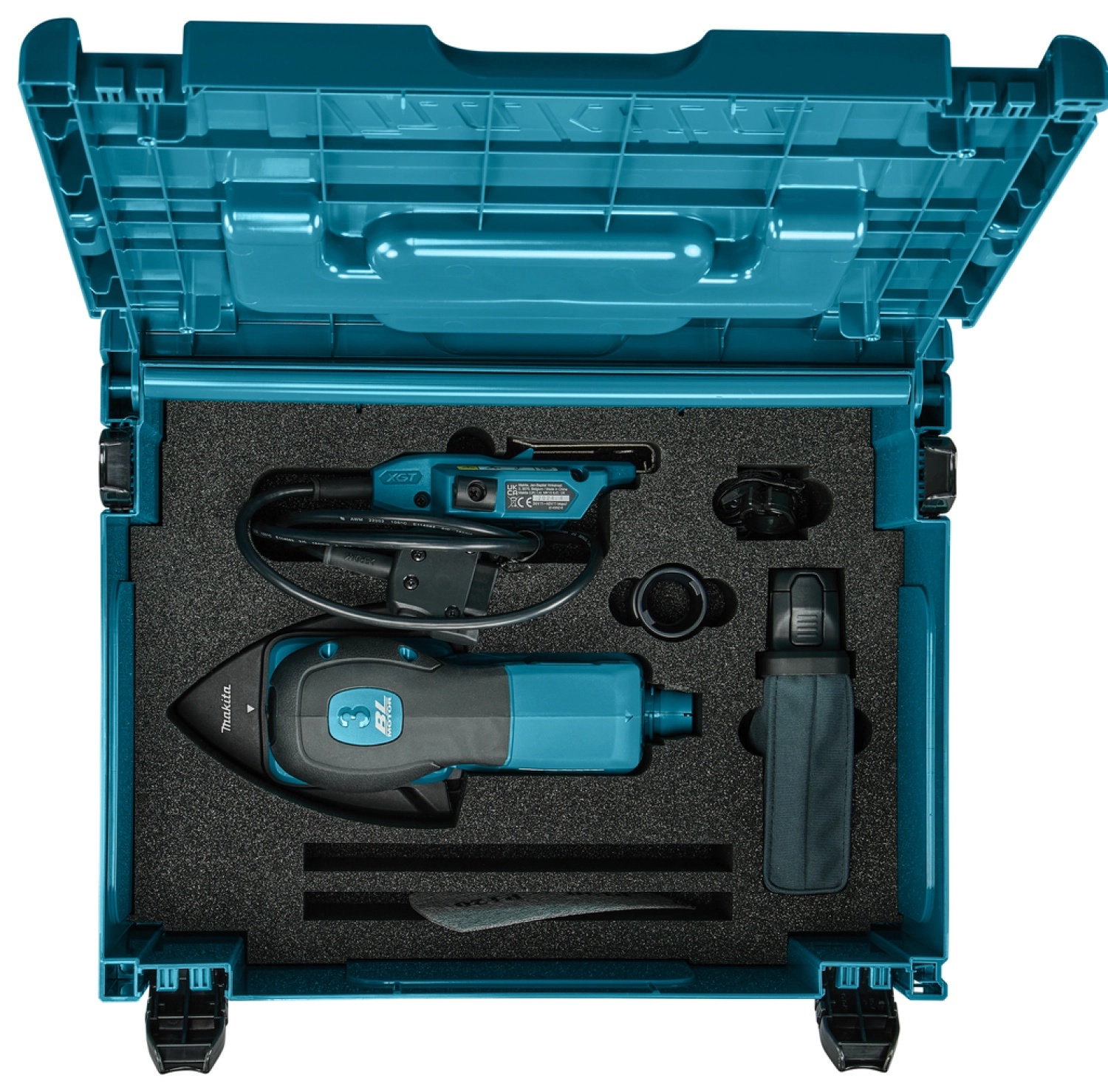 Makita BO006CGZJNL XGT handpalm-deltaschuurmachine body in Mbox – 100 × 150 mm