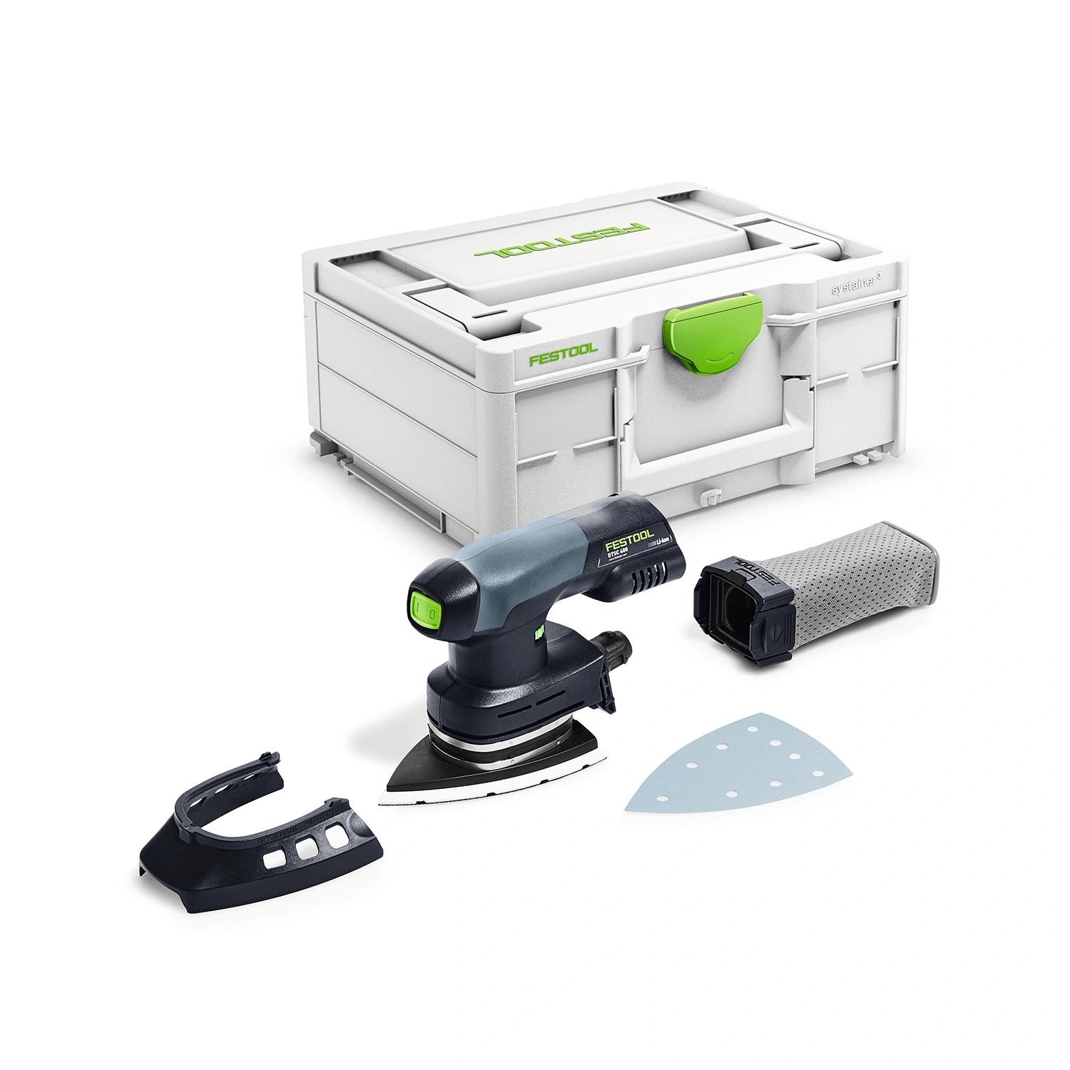 Festool DTSC 400-Basic 18V accu deltaschuurmachine body in Systainer – 100 × 150 mm