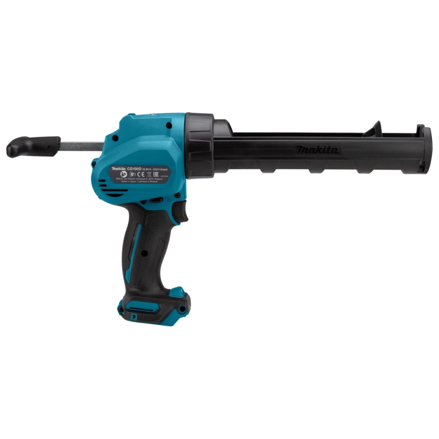 Makita CG100DZXK 10,8V lijm- en kitspuit body met 2 patroonhouders – 5000 N