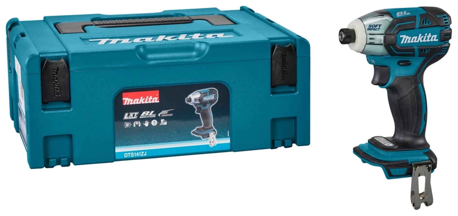 Makita DTS141ZJ 18V Li-Ion impuls-slagschroevendraaier body in Mbox