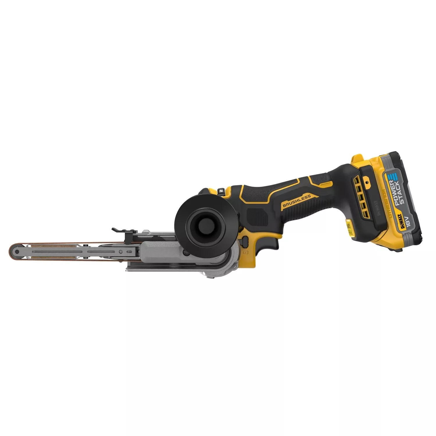 DeWALT DCM200E2T-QW 18V XR stripschuurmachine set – 1x 1,7 Ah accu en TSTAK – 13 mm