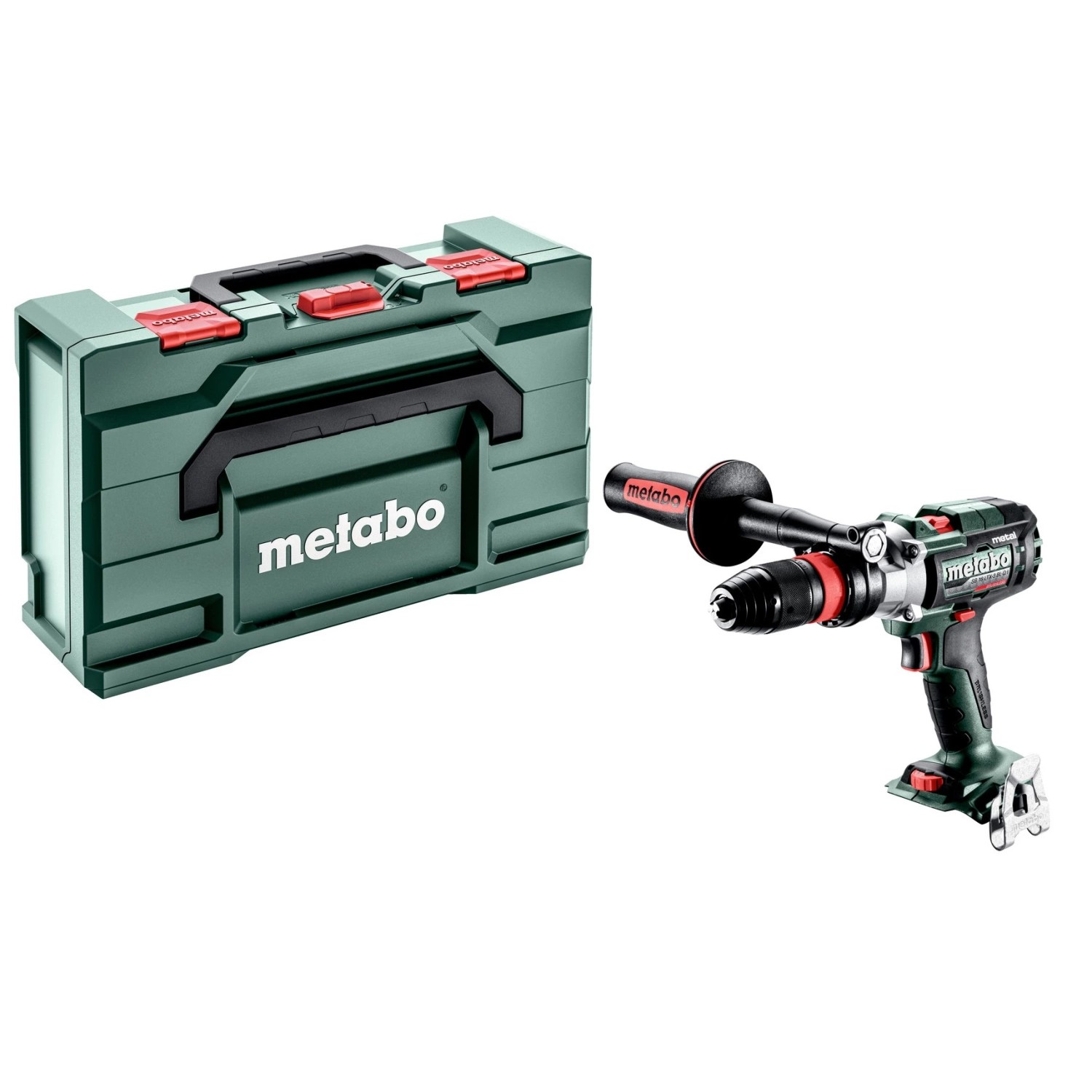 Metabo SB 18 LTX-3 BL Q I Metal 18V accu-klopboormachine body in metaBOX