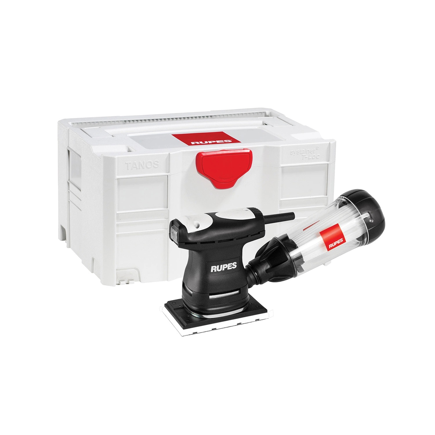 Rupes RU-LE71TE/BOX vlakschuurmachine in systainer – 200 W – 130 × 80 mm