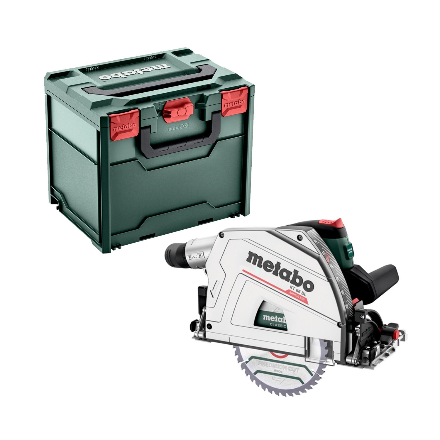Metabo KT 66 BL invalcirkelzaag in metaBOX – 1200 W – 165 mm