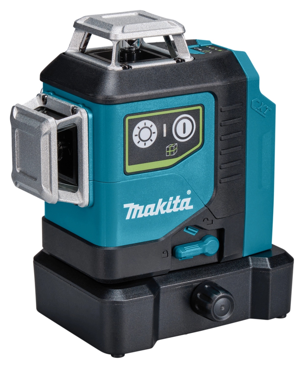 Makita SK700GDX 12V Max groene kruislijnlaser set – 3x360° – met 4,0Ah accu, lader en tas