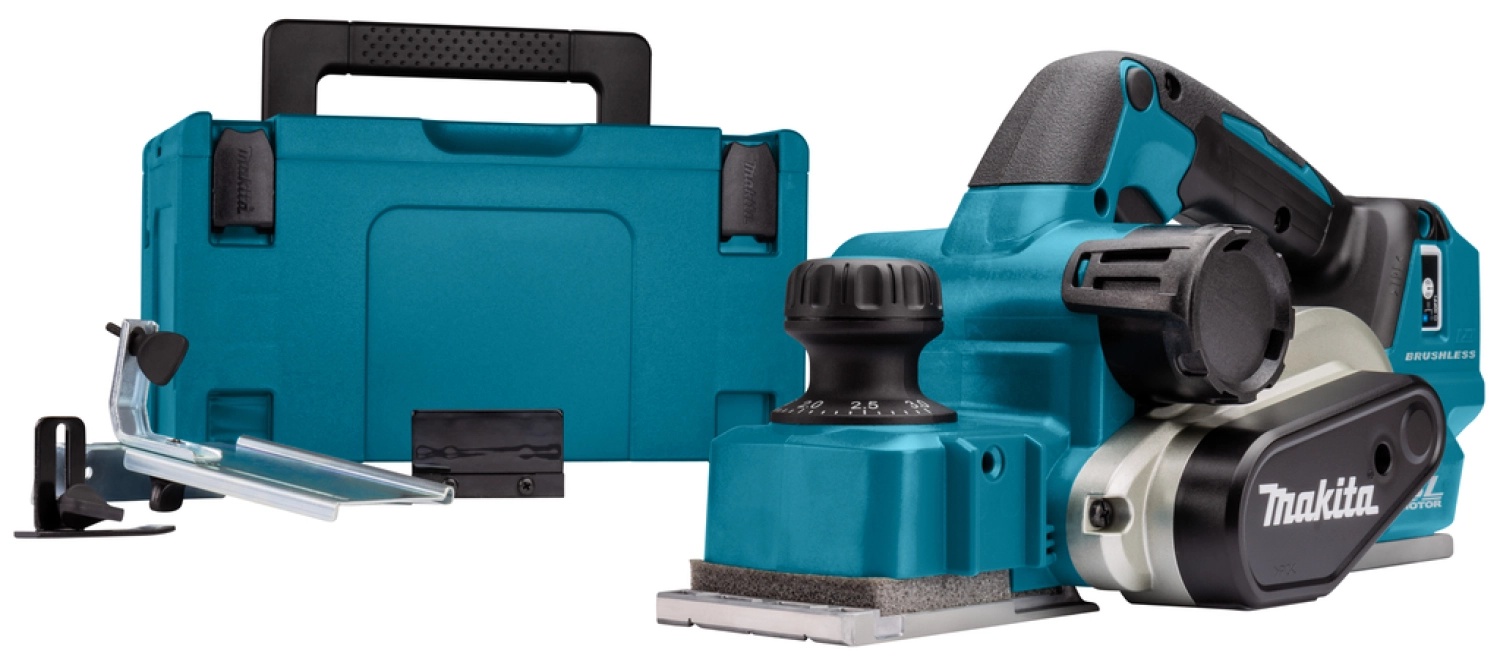 Makita DKP181ZJ 18V accu schaafmachine in Mbox – 82 mm