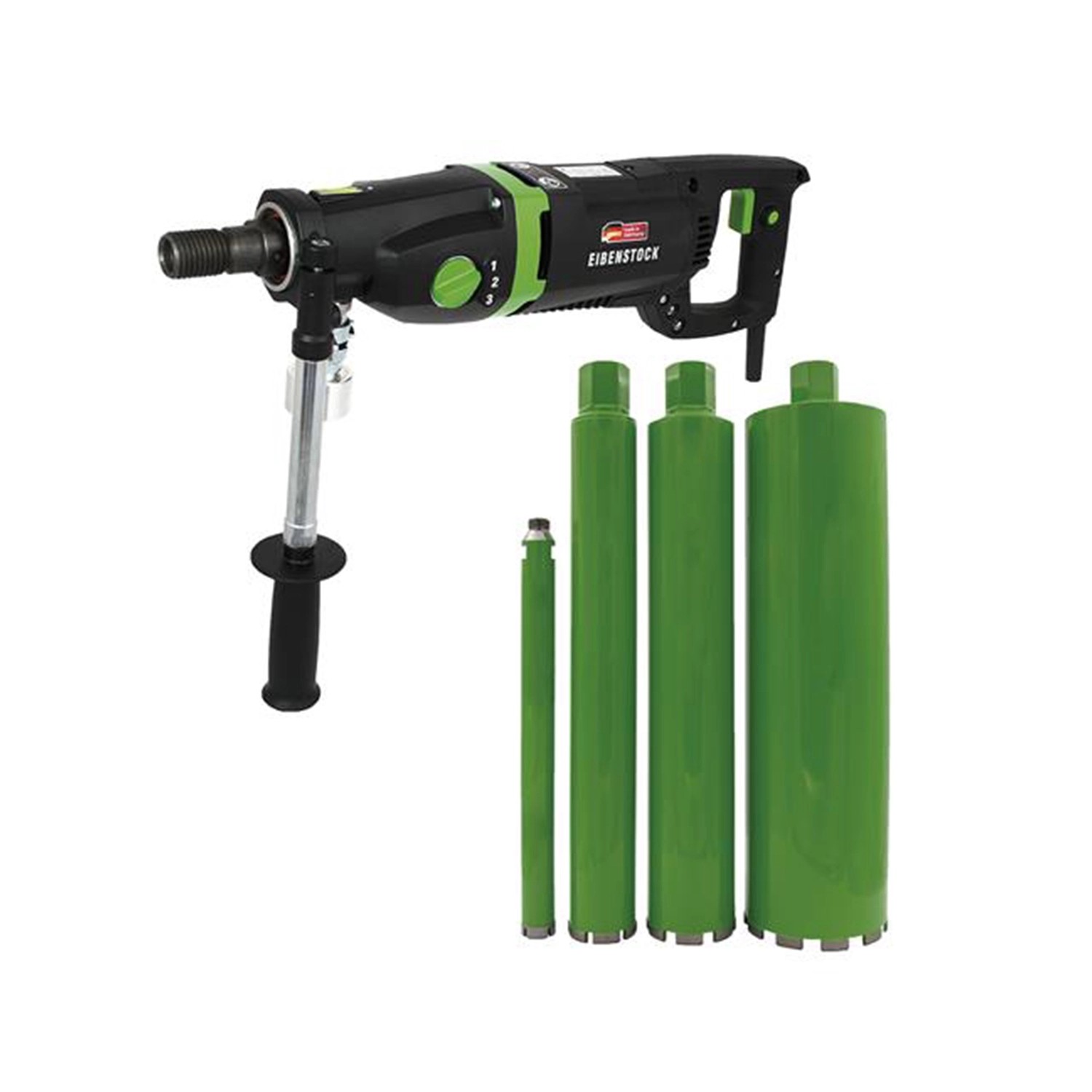 Eibenstock ETN 162/3 Set A1 diamantboormachine – 2200 W – met dikwandige boren 31/61/81/131