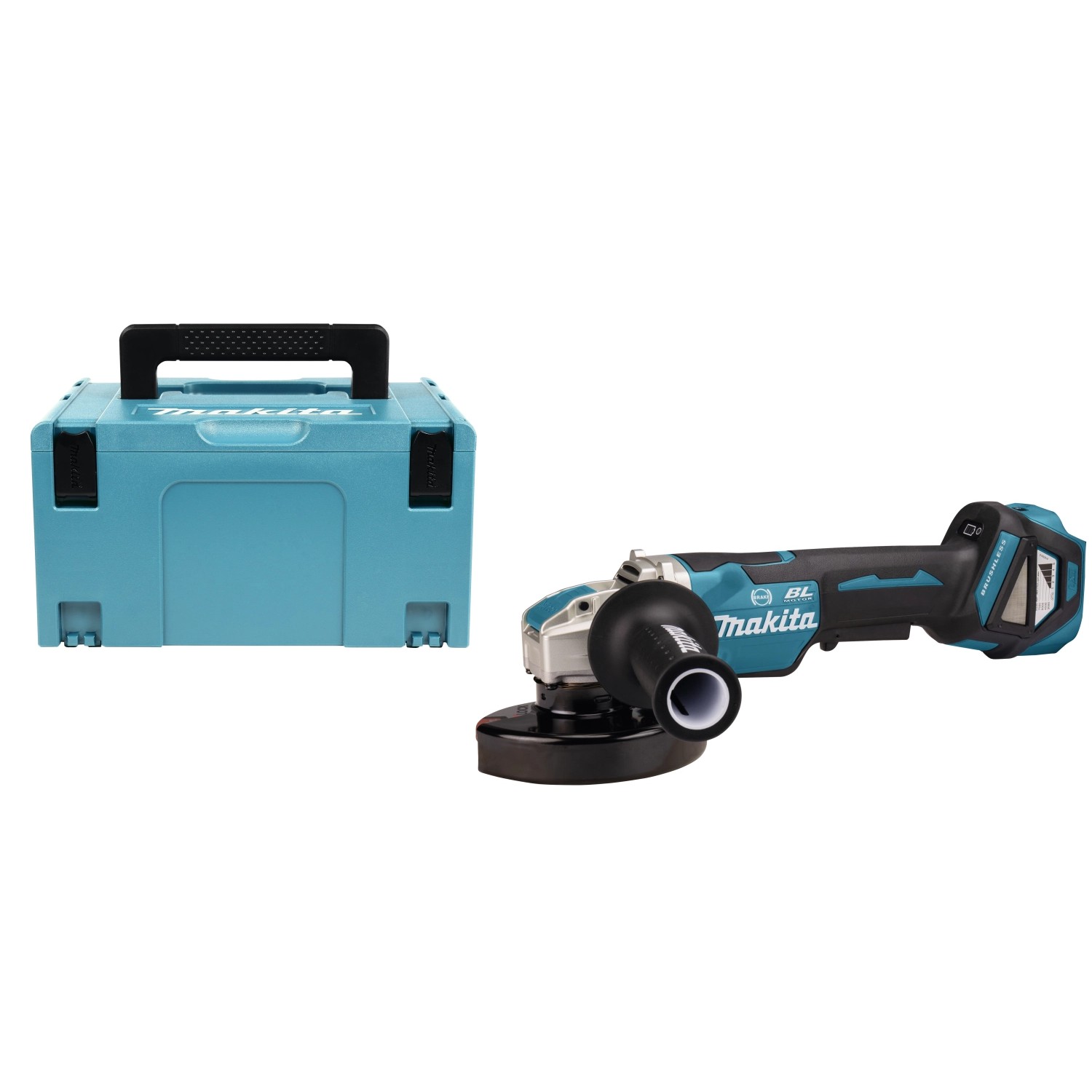 Makita DGA519ZJ 18V accu-haakse slijper body in Mbox – X-Lock – 125 mm