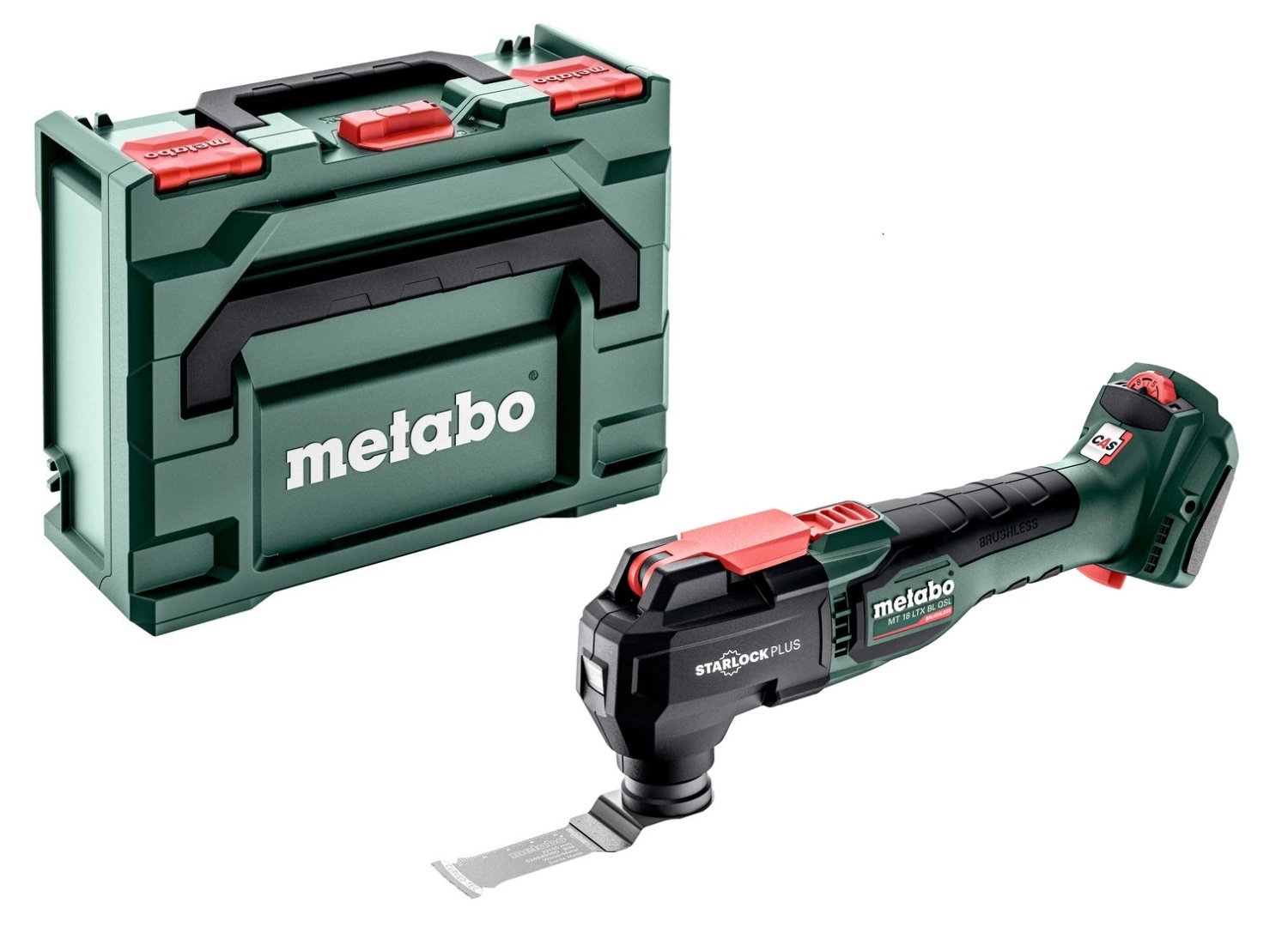 Metabo MT 18 LTX BL QSL 18V accu multitool body in metaBOX