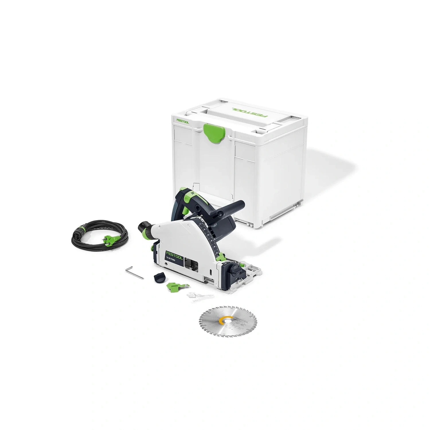 Festool TS 55 FEBQ-Plus invalcirkelzaag in Systainer – 1200 W – 160 mm