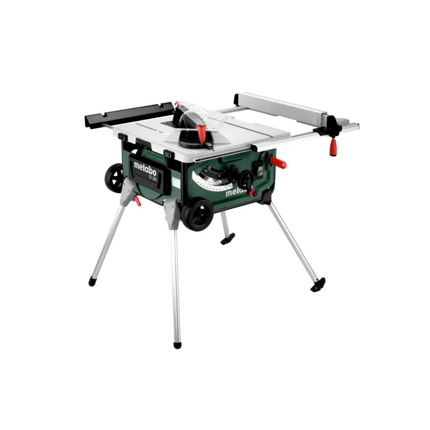 Metabo TS 254 zaagtafel met uitklapbaar onderstel – 2000 W – zaagblad 254 mm