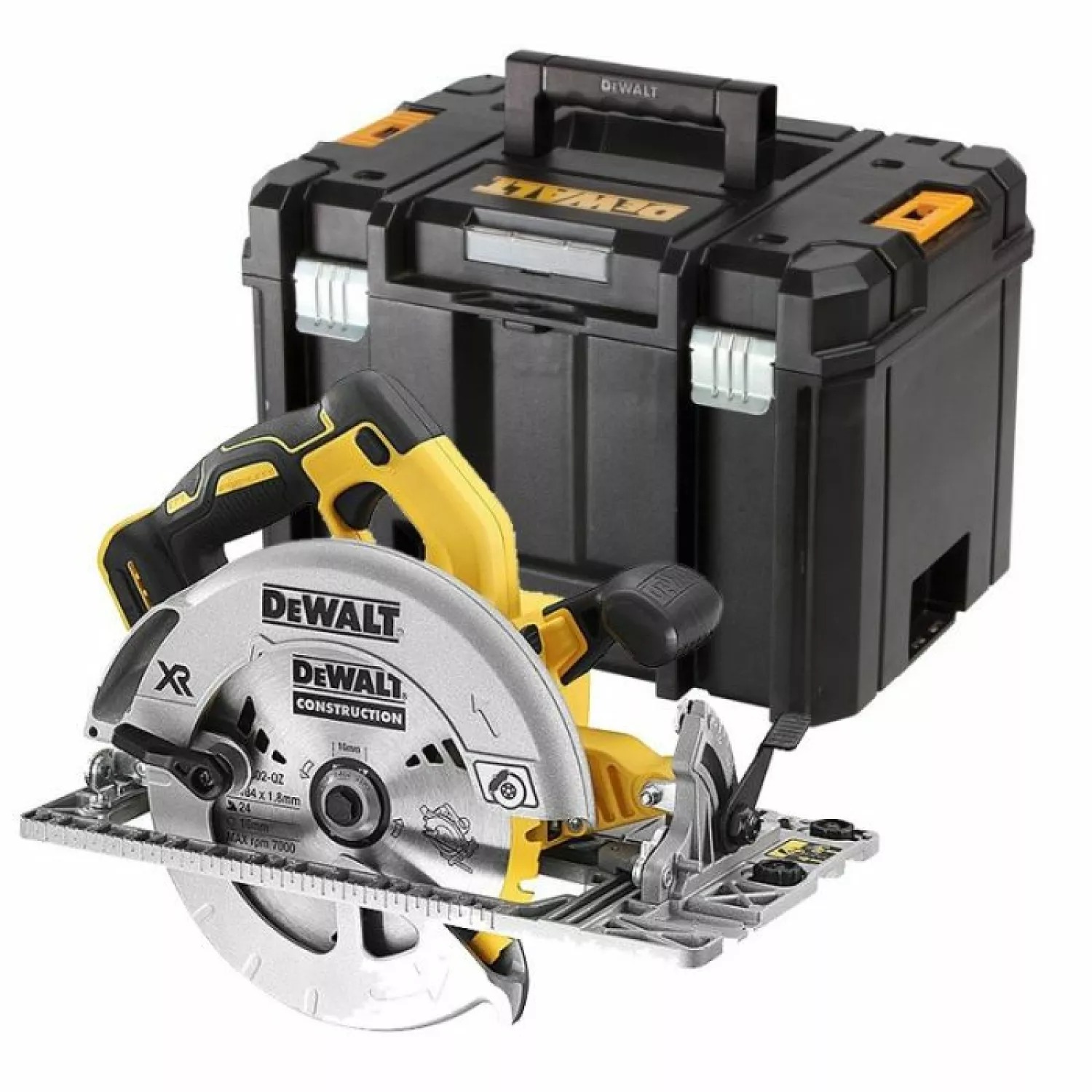 DeWALT DCS572NT-XJ 18V XR accu cirkelzaag body in TSTAK – 184 mm