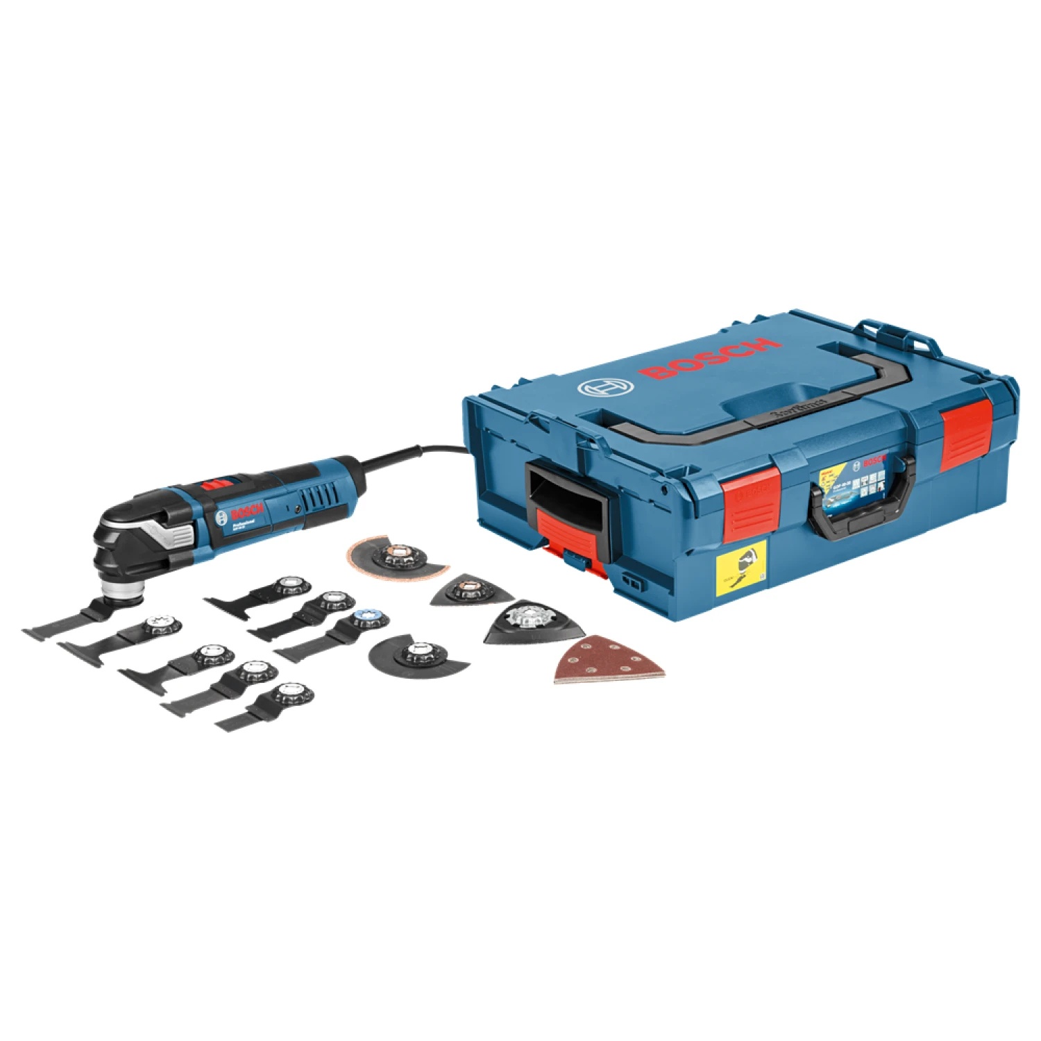Bosch GOP 40-30 Multitool 400 W met 16-delige accessoireset en L-Boxx