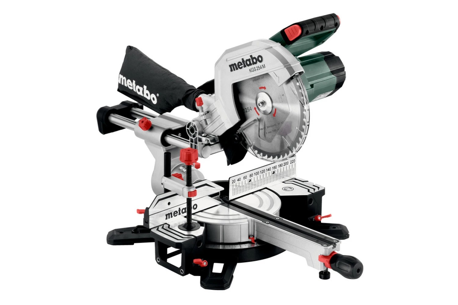 Metabo KGS 254 M afkortzaag – 1800 W – 254 x 30 mm – Quick hendel