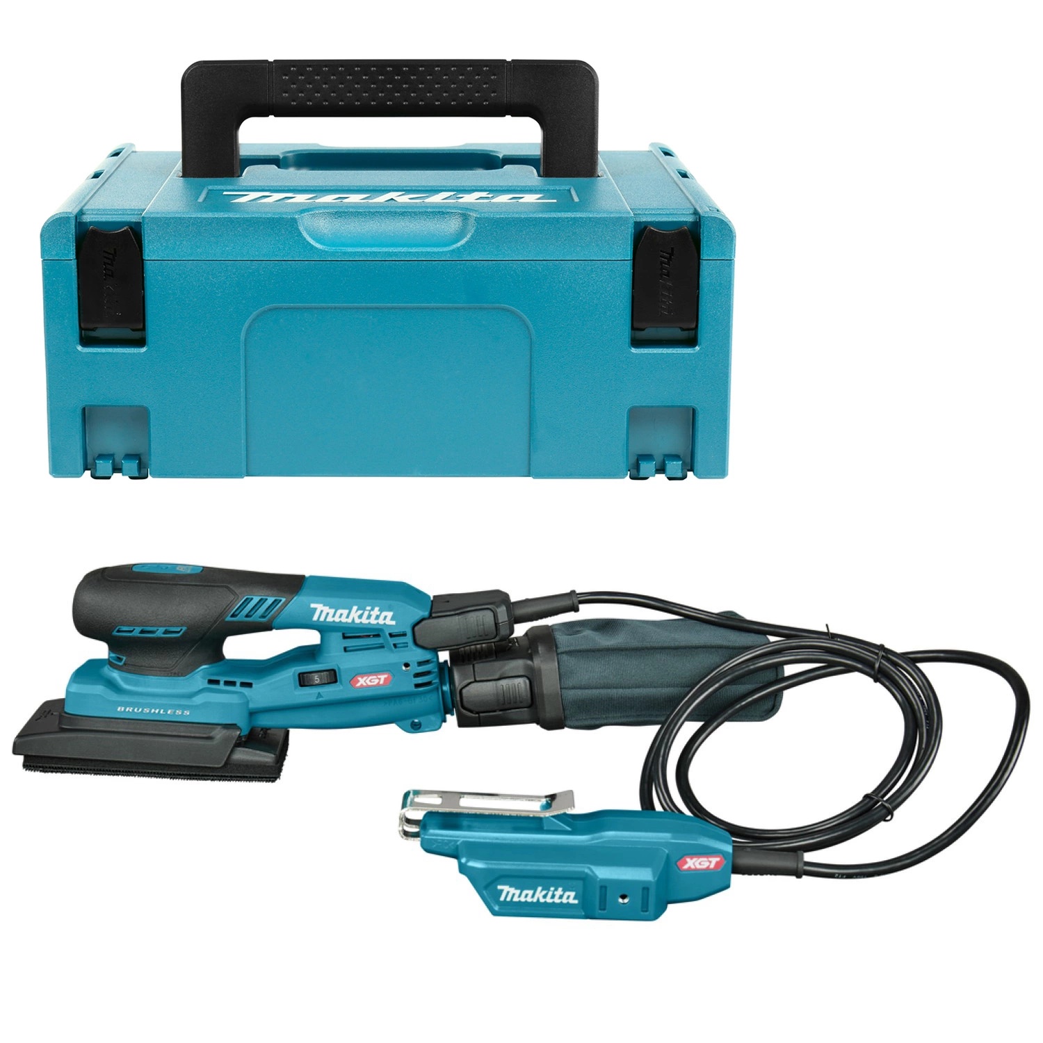 Makita BO005CGZJNL XGT 40V accu-handpalmvlakschuurmachine – body in Mbox
