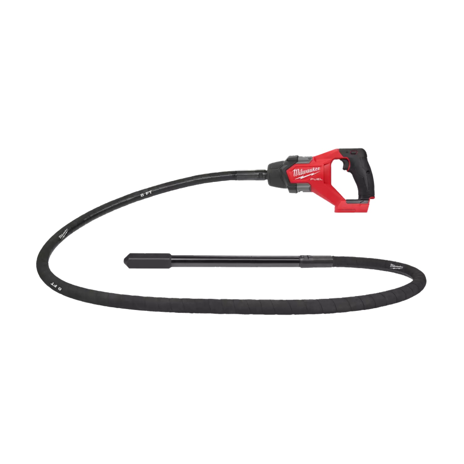Milwaukee M18 FCVN24-0 18V Li-Ion accu-betontrilnaald body met 2,4 m slang
