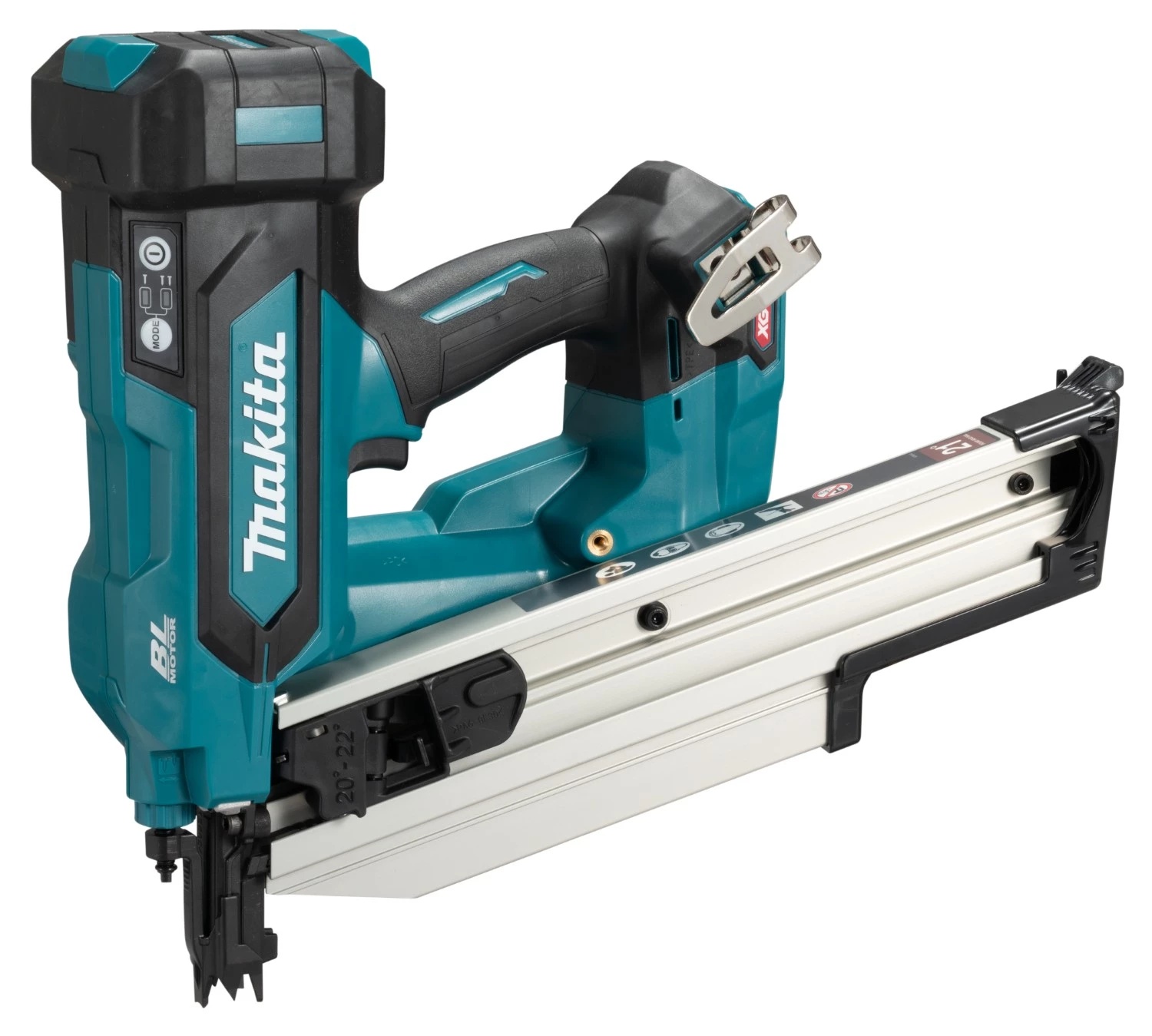 Makita BN002GZ XGT accu constructietacker voor rondkopnagels – body in koffer